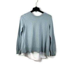 Loft Outlet Sweater Blue/White Size M